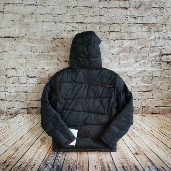 Spyder | Jackets & Coats | Spyder Nexus Puffer Jacket In Blackred Mens